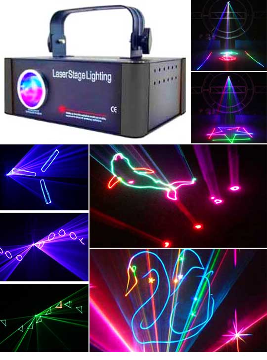 Мощные лазерные проекторы для клубных дискотек